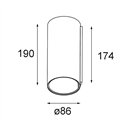 Modular Smart Tube Wall 82 XL 1x DE | Wandlamp