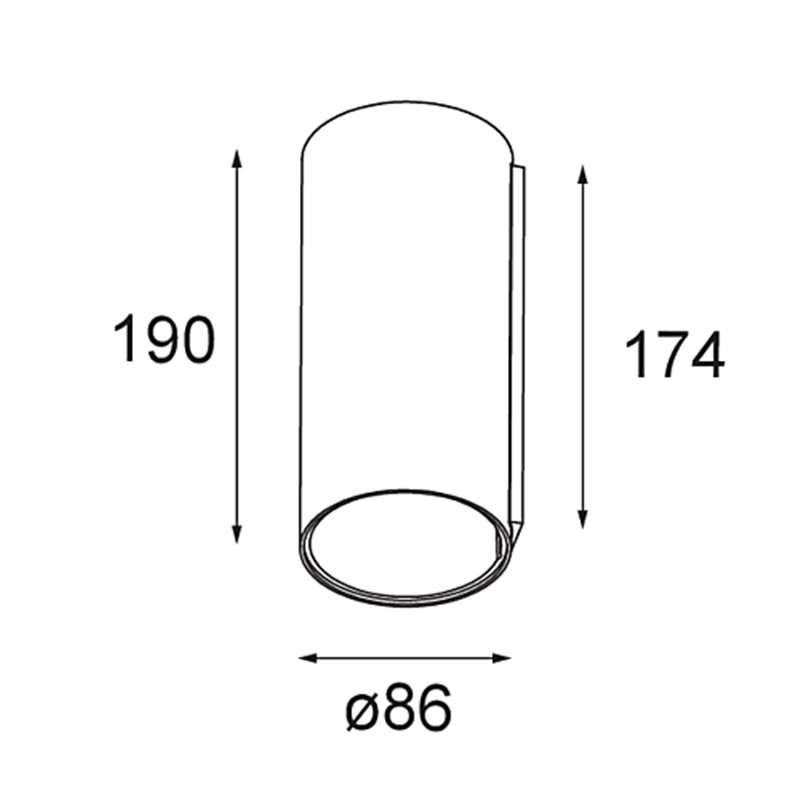Modular Smart Tube Wall Up/Down 82 XL 2x DE | Wandlampe