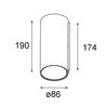 Modular Smart Tube Wall Up/Down 82 XL 2x DE | Applique