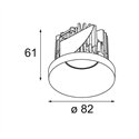 Modular Smart Kup Recessed 82 1x LED DE | Inbouwspot