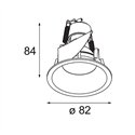 Modular Smart Lotis Recessed 82 1x GU10 | Inbouwspot