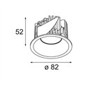 Modular Smart Lotis Recessed 82 1x LED DE | Inbouwspot