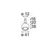 Modular Marbulito Jack Adjustable 41 1x LED DE | Plafonnier / Applique