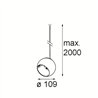 Modular Marbul Kompas Suspended Adjustable 109 1x LED DE | Lampe à suspension
