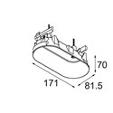 Modular Modupoint Round Deep Recessed Trimless 82 2x DE