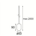 Modular Placebo Kompas Suspended Up 60 1x LED DE | Hanglamp