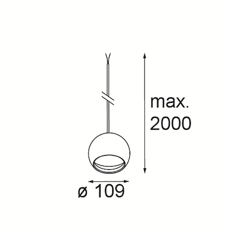 Modular Smart Ball Kompas Suspended 82 1x DE | Hanglamp