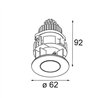 Modular Tetrix Pinhole Recessed 62 1x IP55 LED DE | Einbauspot