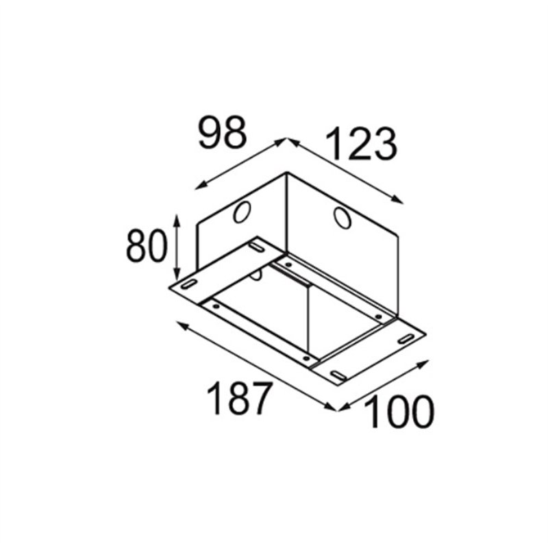 Modular Installation Housing 123x100x80