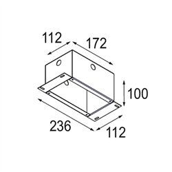 Modular Installation Housing 172x112x100