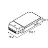 Modular LED Driver Constant Current Deep Dim 350mA 50W 2 LED Output