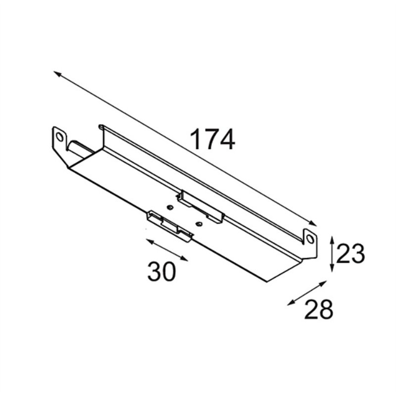 Modular Track 48V Mounting Bracket Climate Control Ceilings (10)