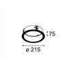 Modular Ring Recessed Trimless 177 1x
