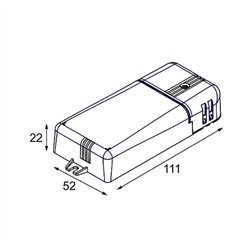 Modular LED Driver Constant Current 250mA 12W