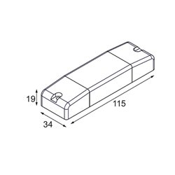 Modular LED Driver Constant Current 500mA 12W