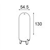 Modular Glass Tube Up 130 Placebo