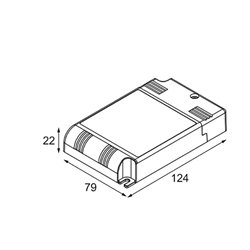 Modular LED Driver Constant Current 350-1050mA 25-60W