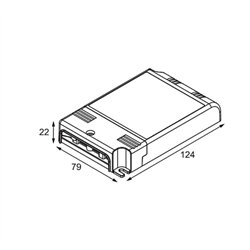 Modular LED Driver Constant Current 350-1050mA 25-60W