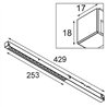 Modular Pista Linear Spots Track 48V 429 1x LED | Éclairage sur rail