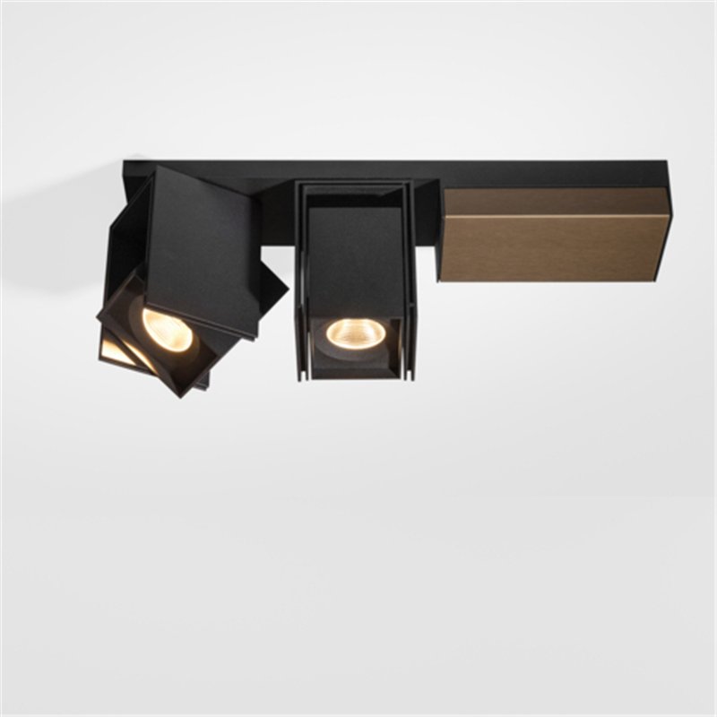 Modular Rektor Surface Adjustable 78x78 2x LED DI | Ceiling lamp / Wall lamp