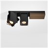 Modular Rektor Surface Adjustable 78x78 2x LED DI | Plafonnier / Applique