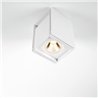 Modular Rektor Semi-Recessed Adjustable 78x78 1x LED DE | Spot encastré