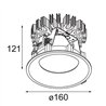 Modular Smart Cake Recessed 160 1x IP55 Diffuse LED DE | Recessed spot