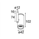 Modular Medard Jack Adjustable 42 1x LED DE | Plafondlamp / Wandlamp