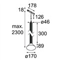 Modular Extruded Track 48V Suspended 46 300 1x LED | Trackverlichting