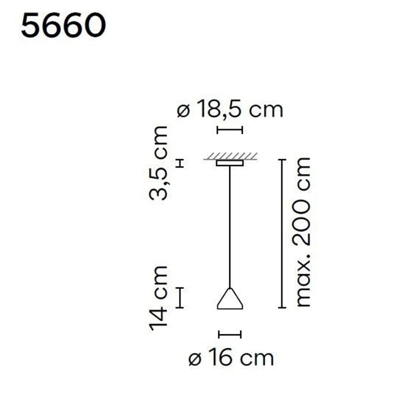 Vibia North 16 suspension lamp