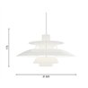 Louis Poulsen PH 5 Blanc (opale) Lampe à suspension - Outlet