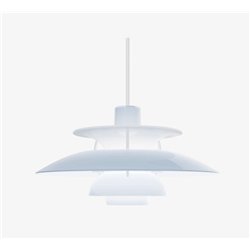 Louis Poulsen PH 5 Opale (bleu clair) Lampe à suspension - Outlet