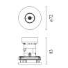 Flos Eclectic 70 Adjustable Cone | Spot encastré