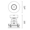 Flos Eclectic 90 Adjustable Soft Power LED | Einbauspot
