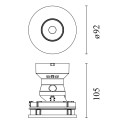 Flos Eclectic 90 Adjustable Cone Power LED | Inbouwspot