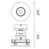 Flos Eclectic 90 Adjustable Cone Power LED | Recessed spot