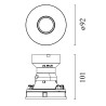 Flos Eclectic 90 Fixed Flat Power LED | Spot encastré
