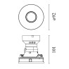 Flos Eclectic 90 Fixed Soft LED Array | Einbauspot