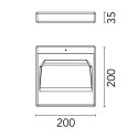 Flos Fort Knox Wall LED | Wandlamp