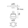 Flos G-O Amber Light | Recessed spot