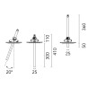 Flos Junco 400 mm | Einbauspot