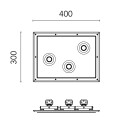 Flos Juncos Soft Plate 3L | Plafondlamp