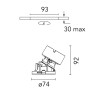 Flos Kap Ø 80 Plus Wall-Washer | Recessed spot