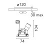 Flos Kap 80 Square Wall-Washer QR-CBC 51 | Recessed spot