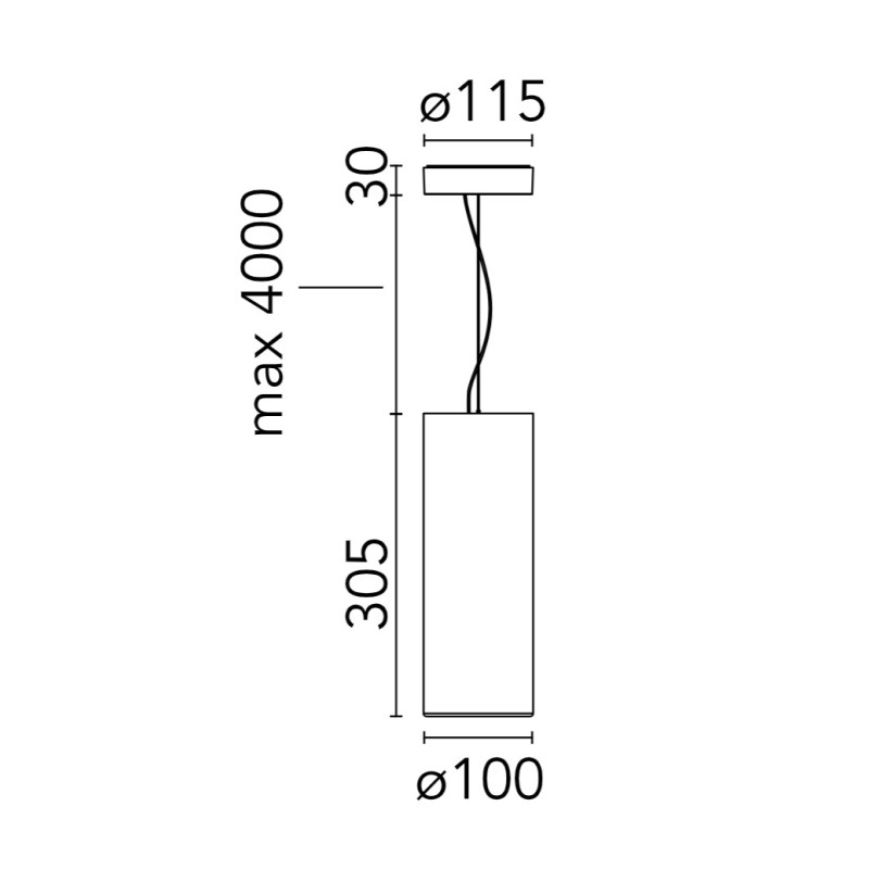 Flos Kap Suspension Ø 100 | Hanglamp