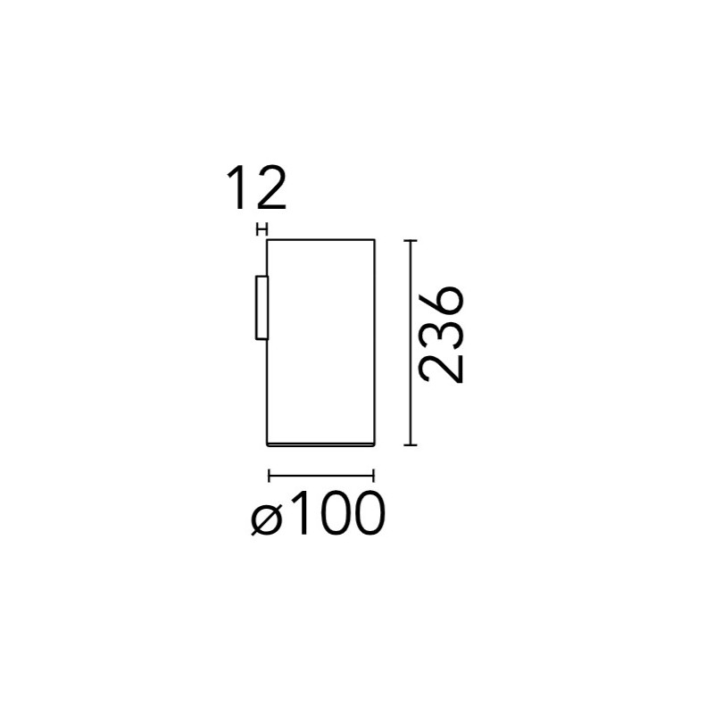 Flos Kap Surface Wall Ø 100 | Wall lamp