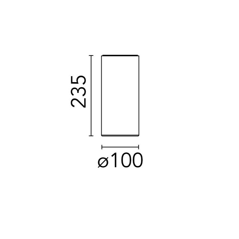Flos Kap Surface Ceiling Ø 100 | Plafondlamp