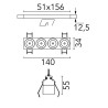 Flos Light Shadow Fixed No Trim 4 Spots | Einbauspot