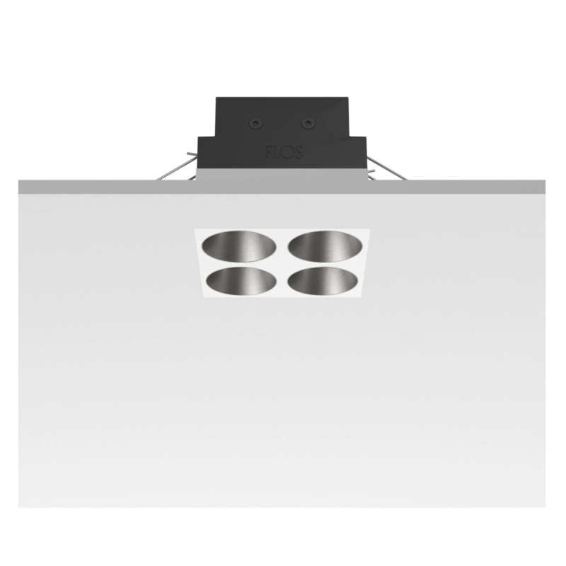 Flos Light Shadow Fixed No Trim 4 Spots Square | Recessed spot