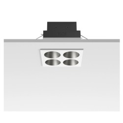 Flos Light Shadow Fixed Trim 4 Spots Square | Inbouwspot